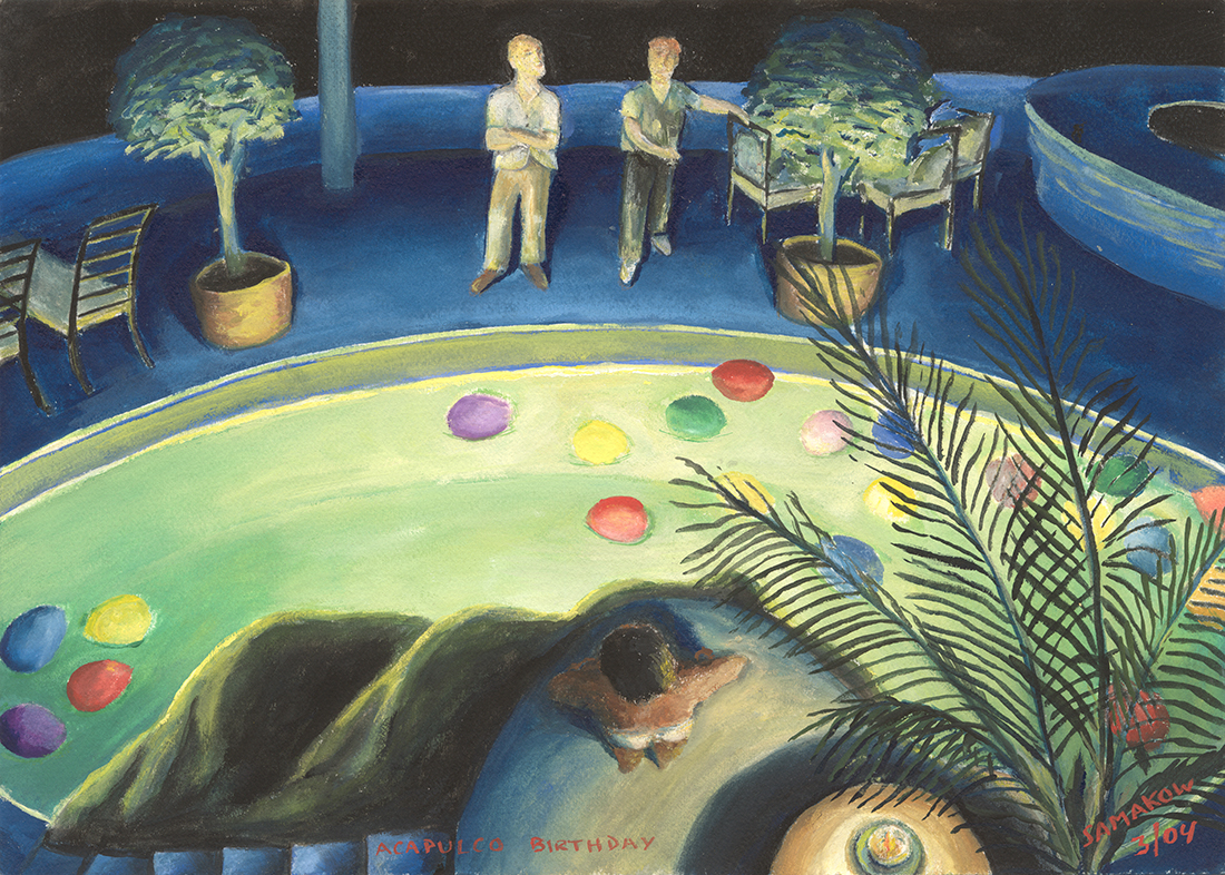 Image: Acapulco Birthday, original artwork by Daniel Samakow