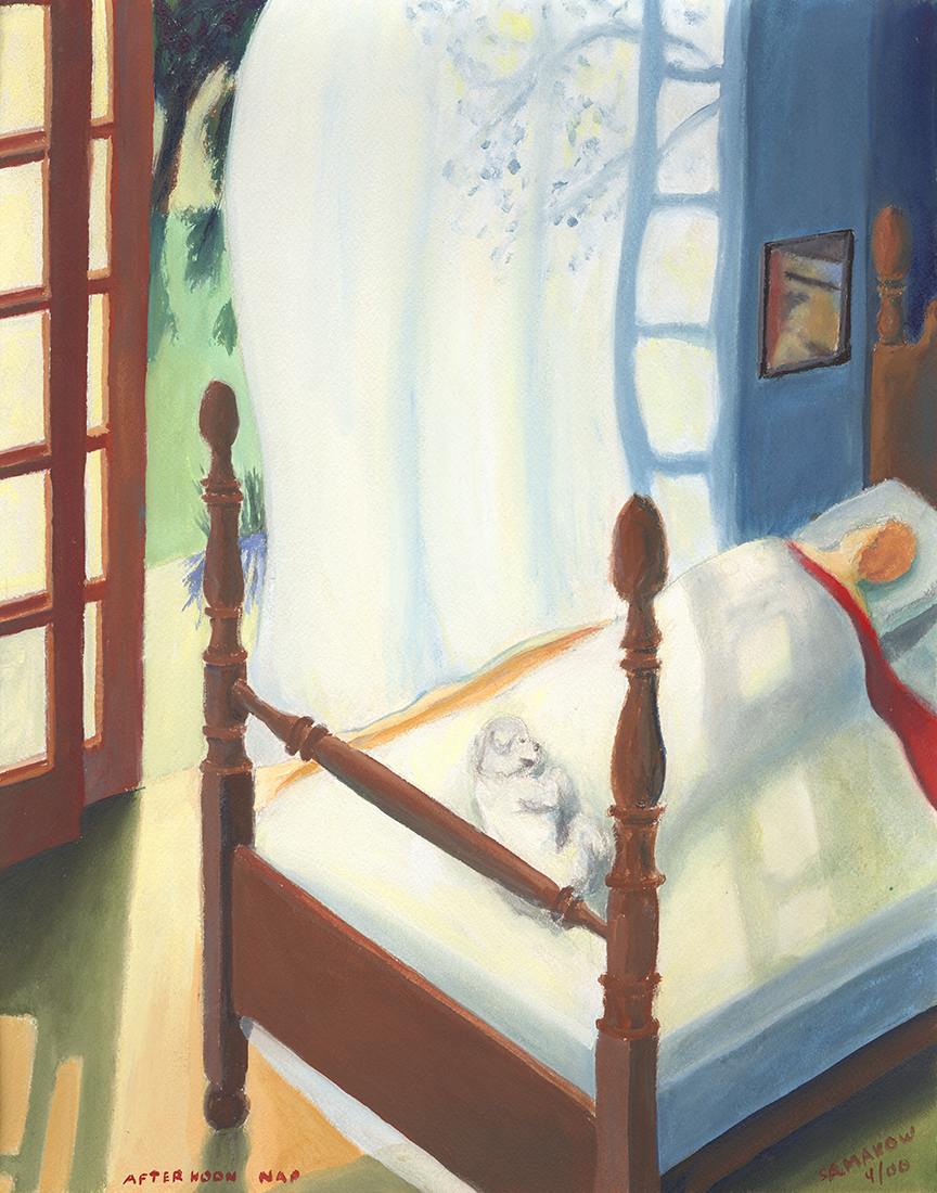 Image: Afternoon Nap, original artwork by Daniel Samakow