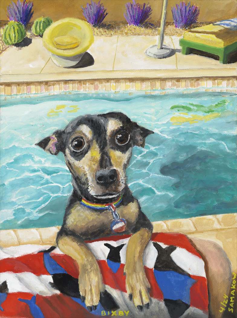 Image: Bixby, an original painting by Daniel Samakow
